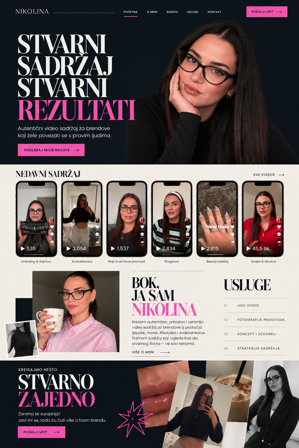 Nikolina uz šalicu kave
